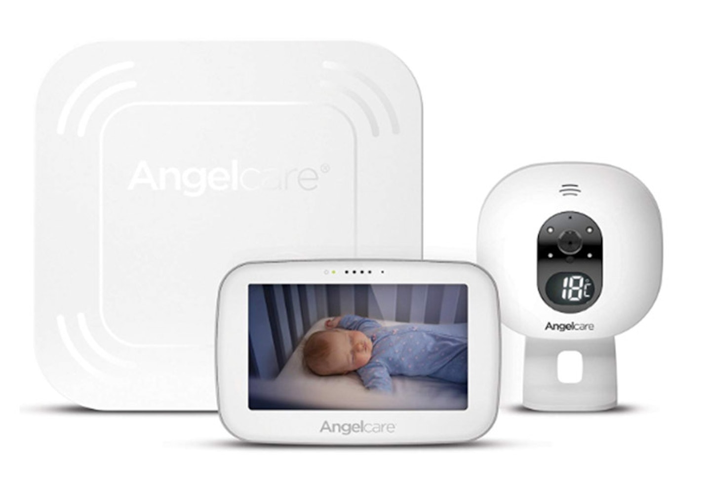 Best baby breathing monitor Angelcare AC527 3-in-1 SensAsure Baby Movement Monitor with Video