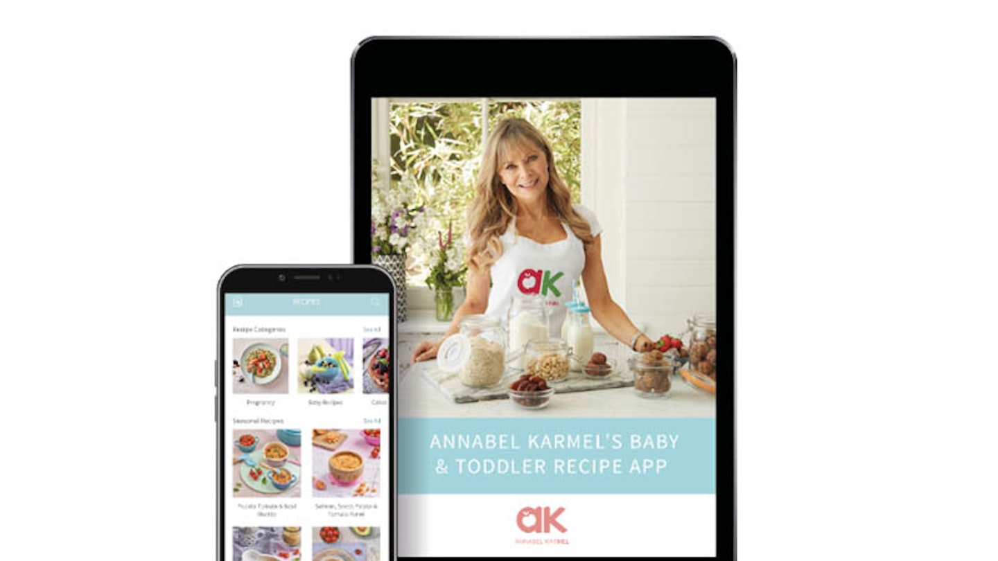 WIN: Annabel Karmel’s new and updated #1 Baby & Toddler Recipe App