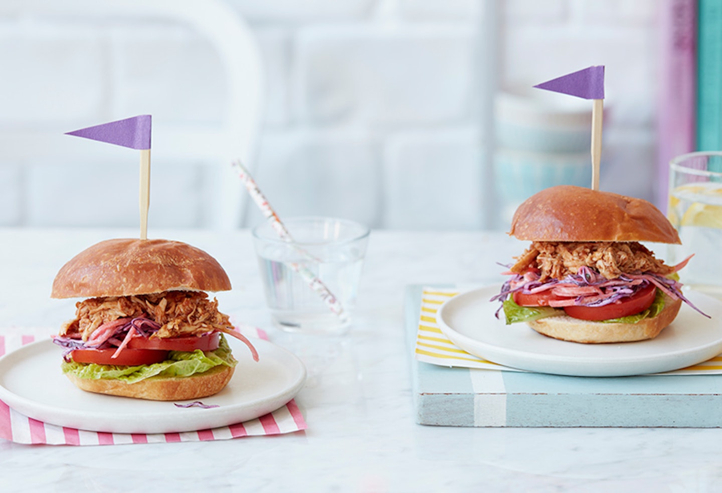 Annabel Karmel pulled chicken baps with apple coleslaw