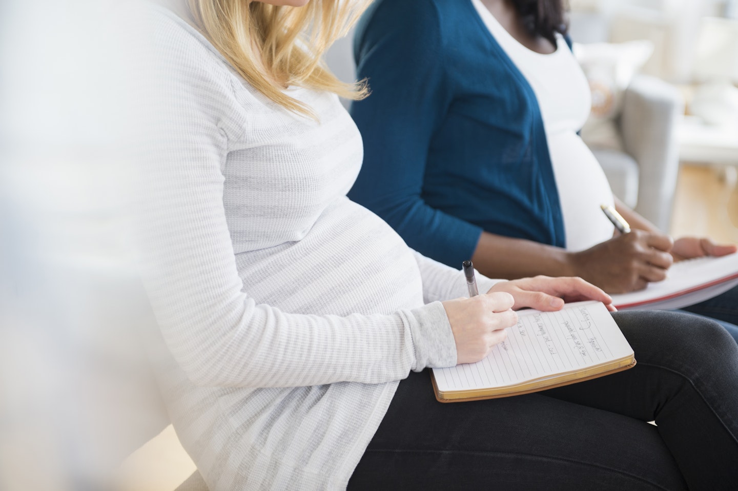 Mums attending antenatal classes