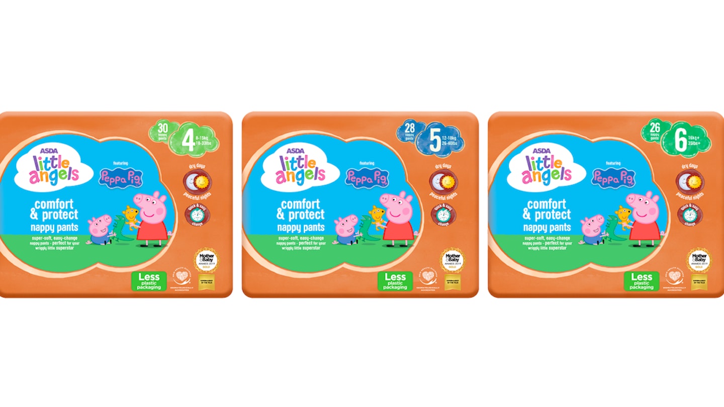 Asda Groceries Asda Size Nappy Pants Pampers Active Fit Nappy