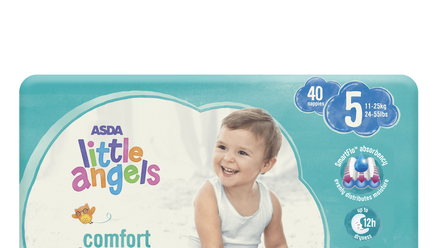 Size 5 hot sale nappies asda