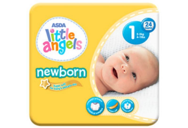 Asda baby store diapers little angels