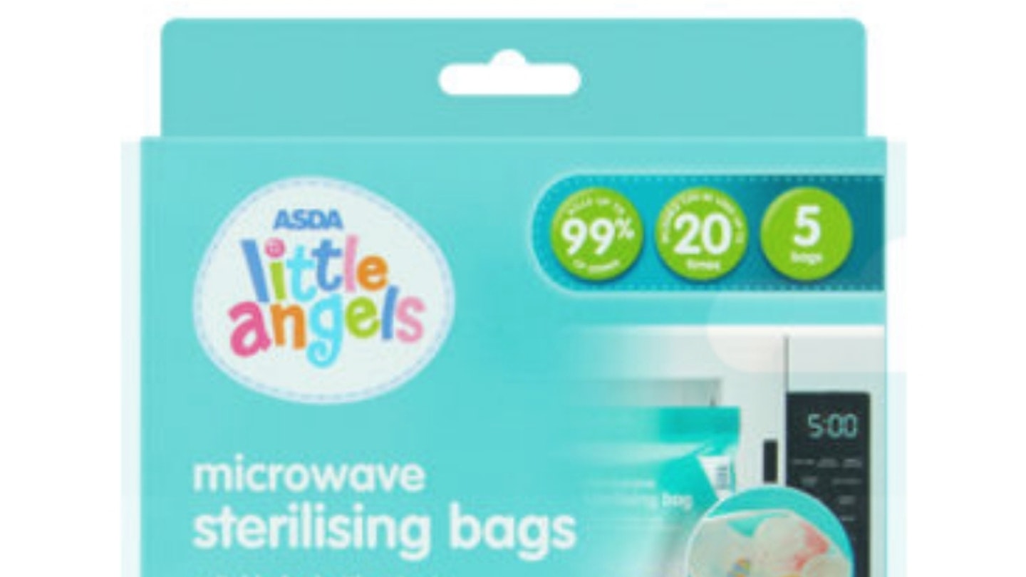 Asda Groceries Asda Sterilising Bags Cold Incredible Water