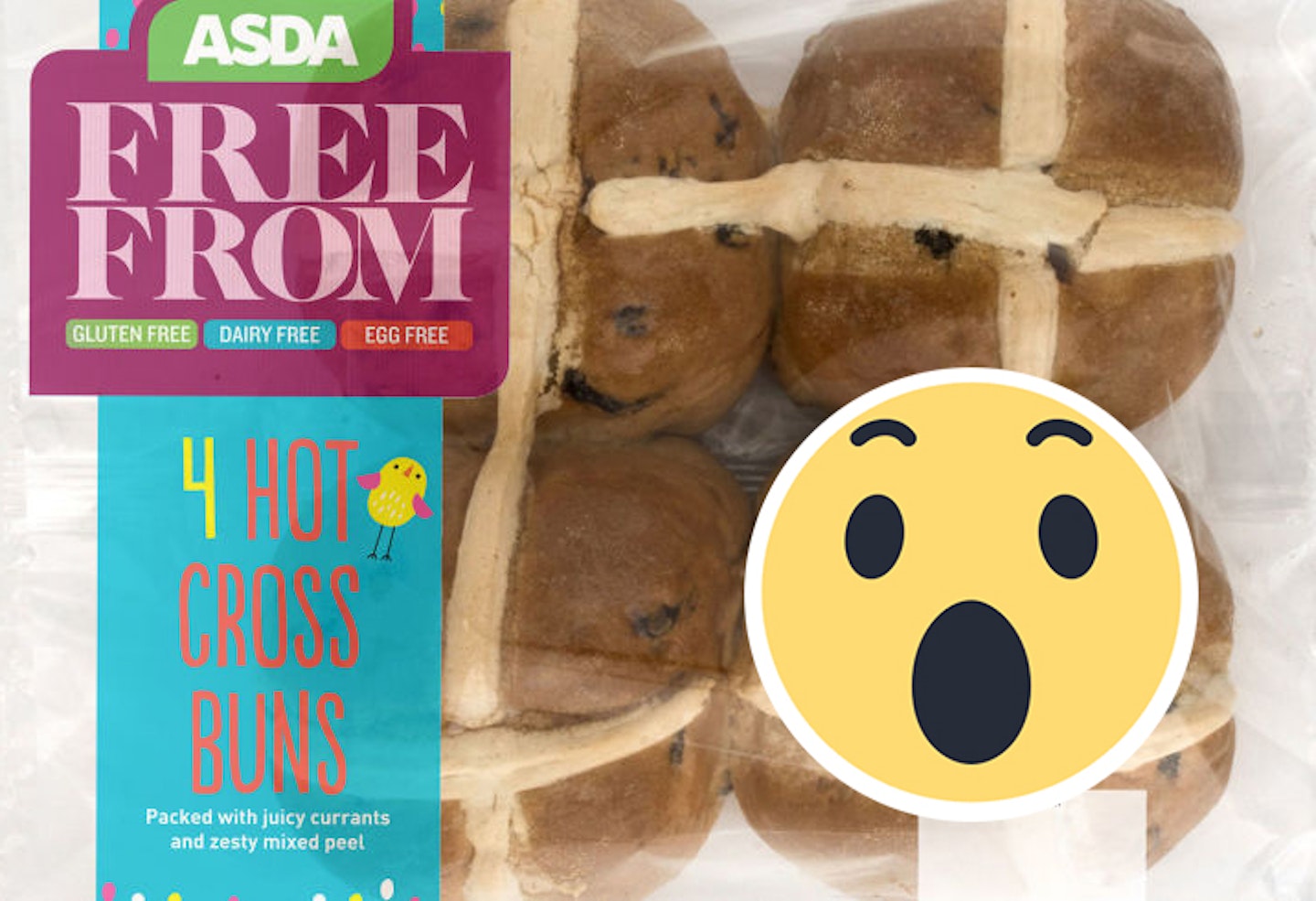 Asda have launched GLUTEN-FREE, DAIRY-FREE, vegan hot cross buns for Easter!