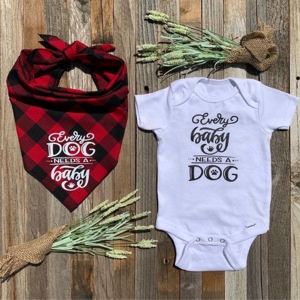 Dog clothes from outlet baby clothes