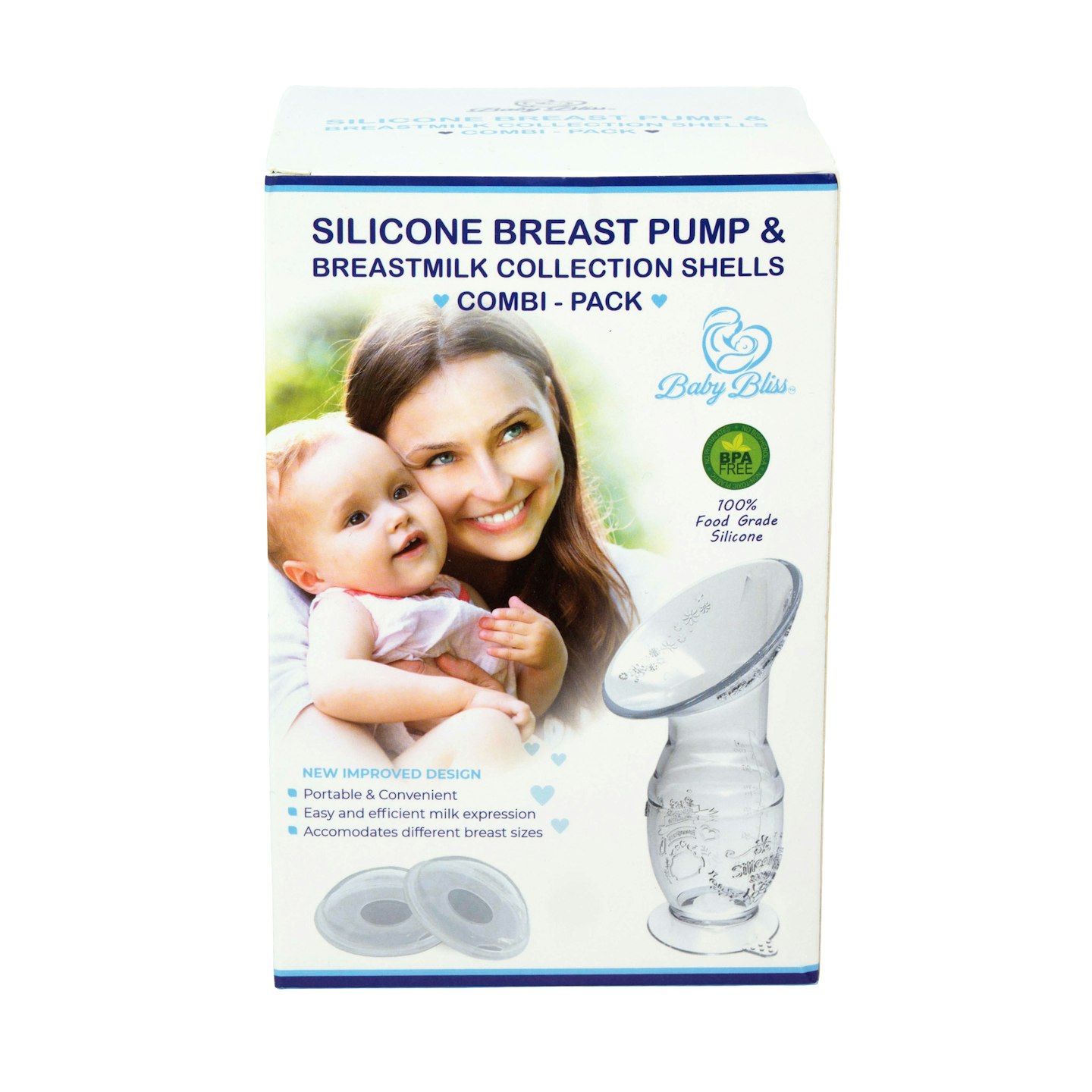 Baby Bliss Breast pump / Breast Shells Combi-pack