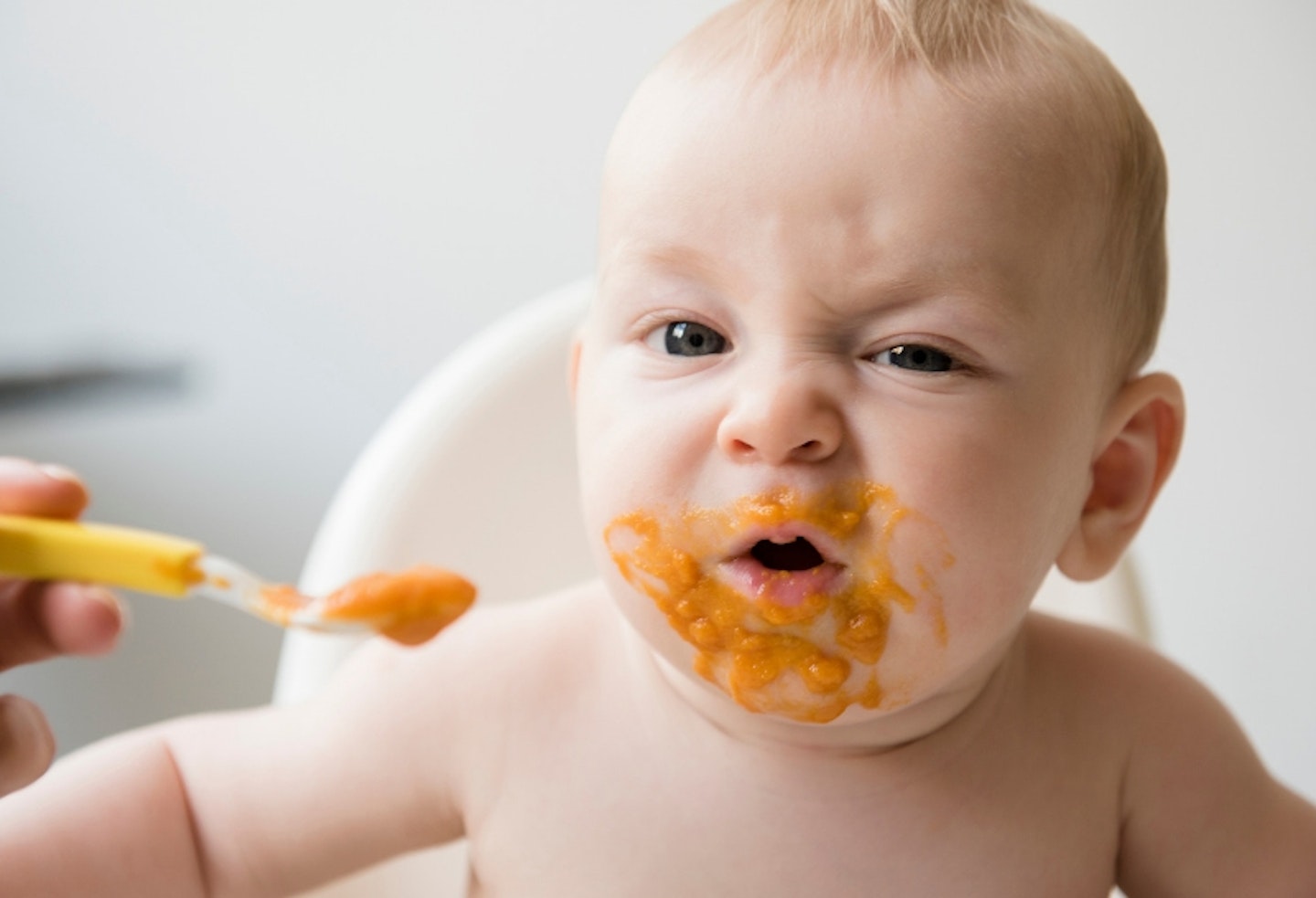 Baby eating 