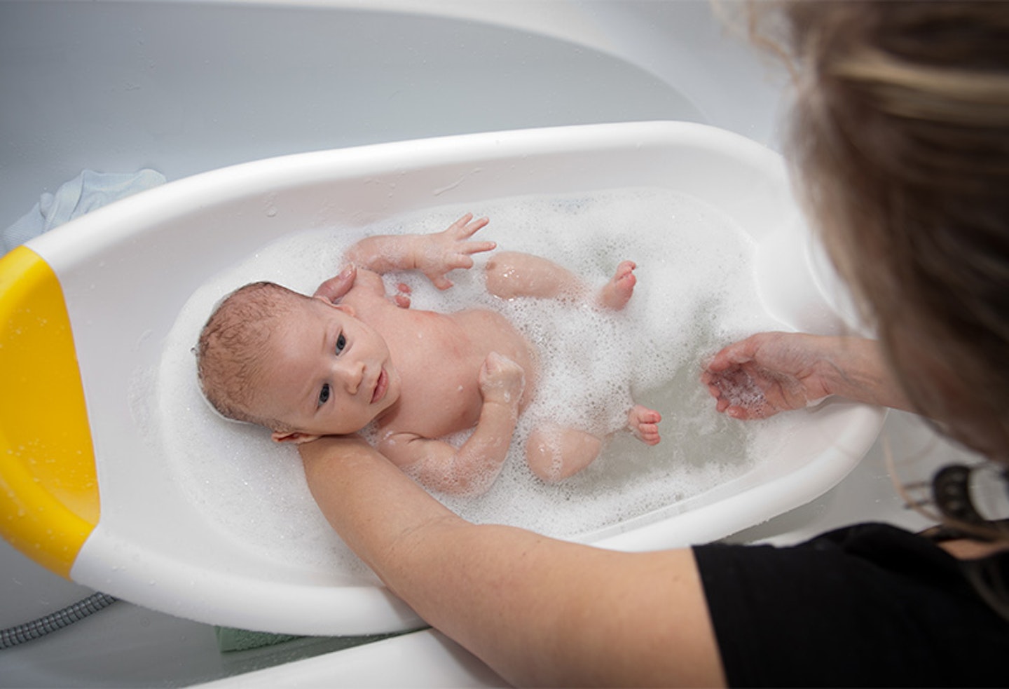 Baby in bath