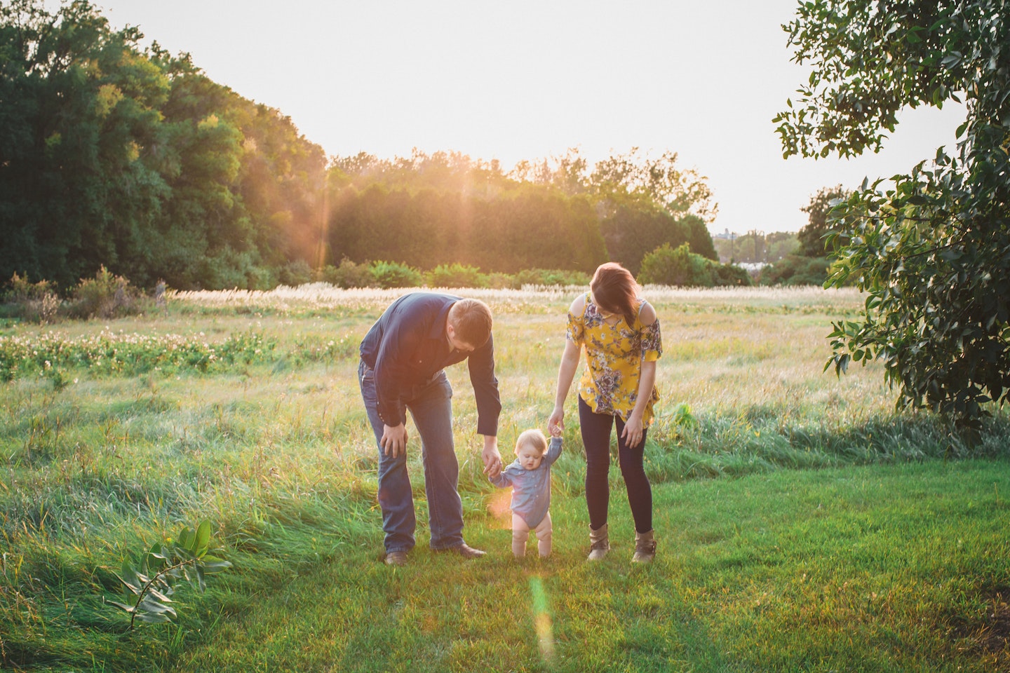 family outdoors