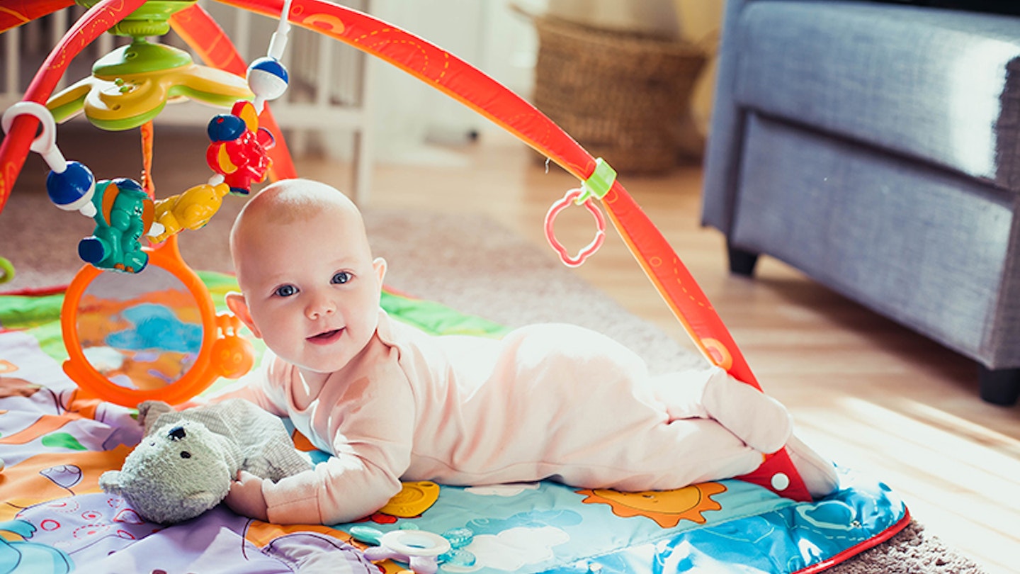 baby play gym and playmat