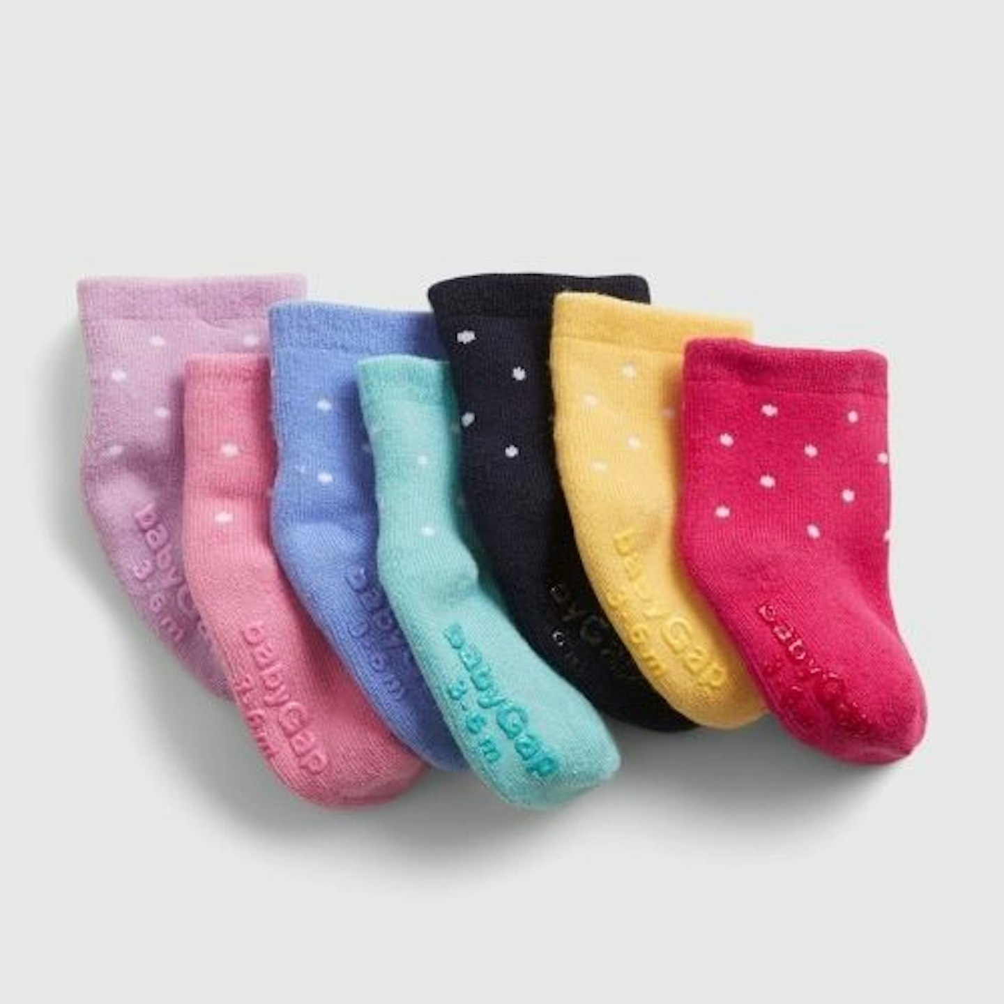Baby Polk-A-Dot Socks (7-Pack)