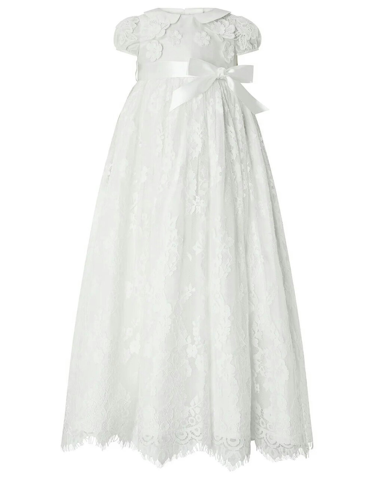 Baby Provenza Silk Christening Gown Ivory