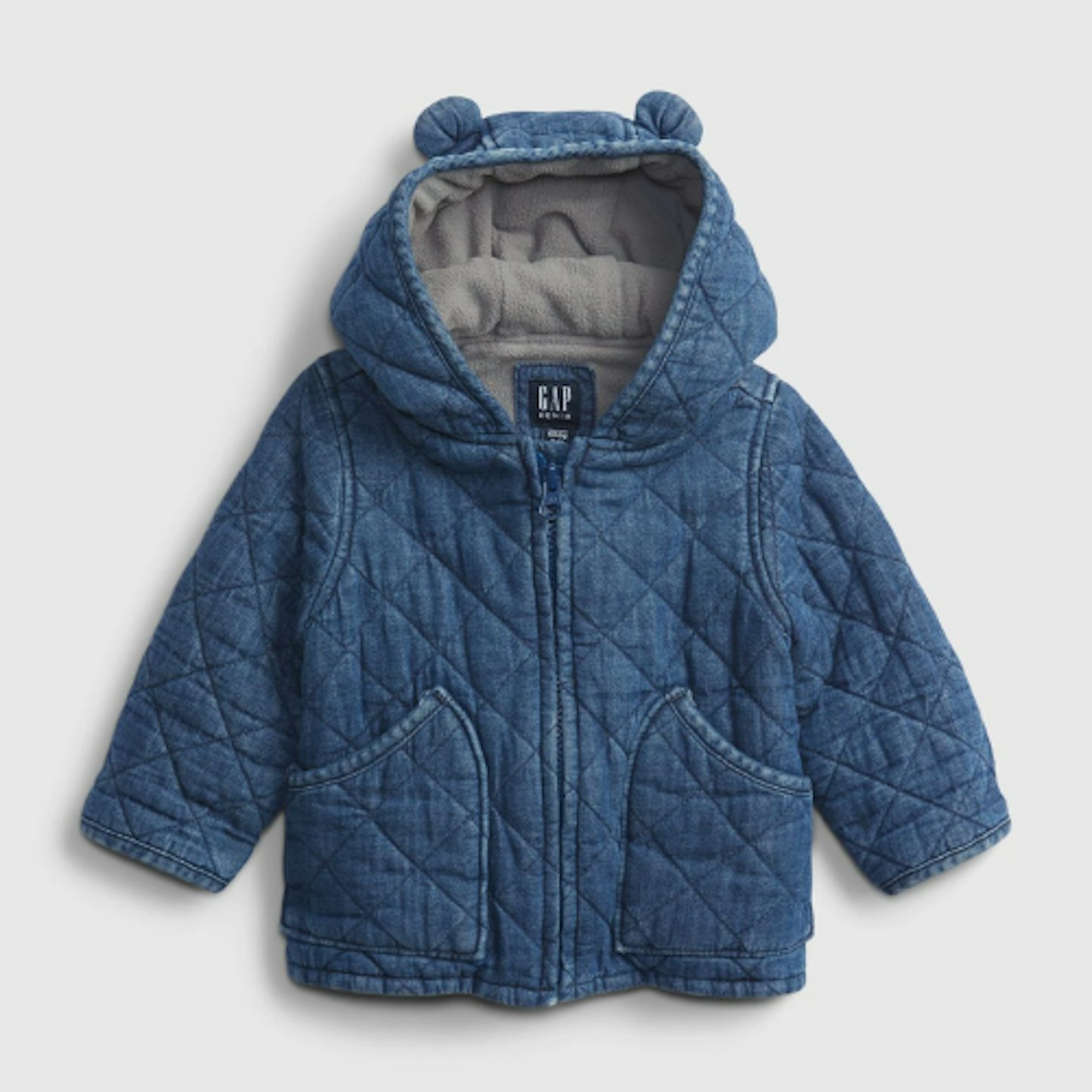 Baby Quilted Denim Jacket