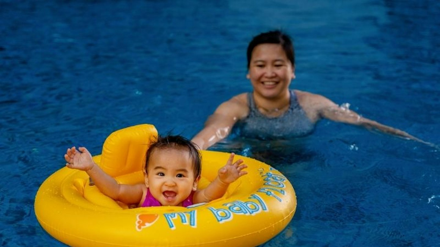 Bady Rng Baby Swim Ring COSORO Inflatable Pool Rings Swimming Float For Kids 2-6 ...