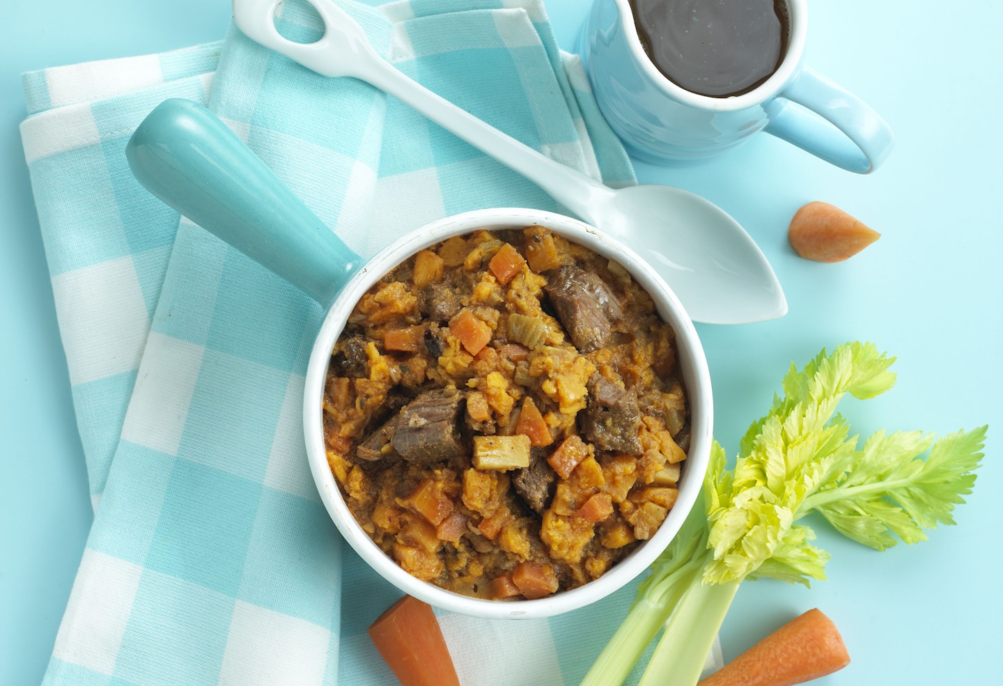 Beef, Sweet Potato, Apricot and Spinach by Annabel Karmel 