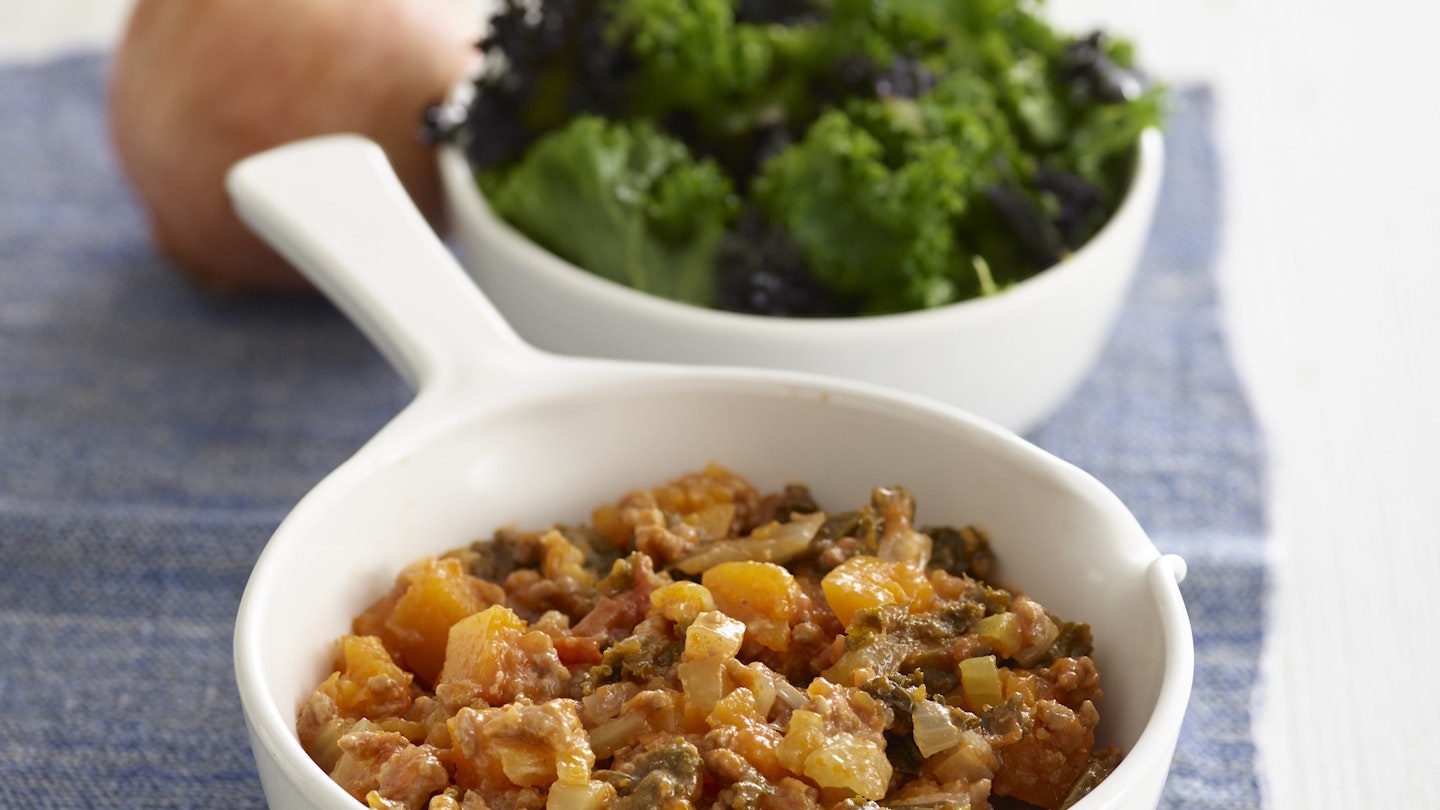 Minced Beef With Kale & Butternut Squash