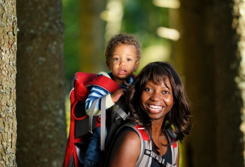 Baby carrier for long walks sale