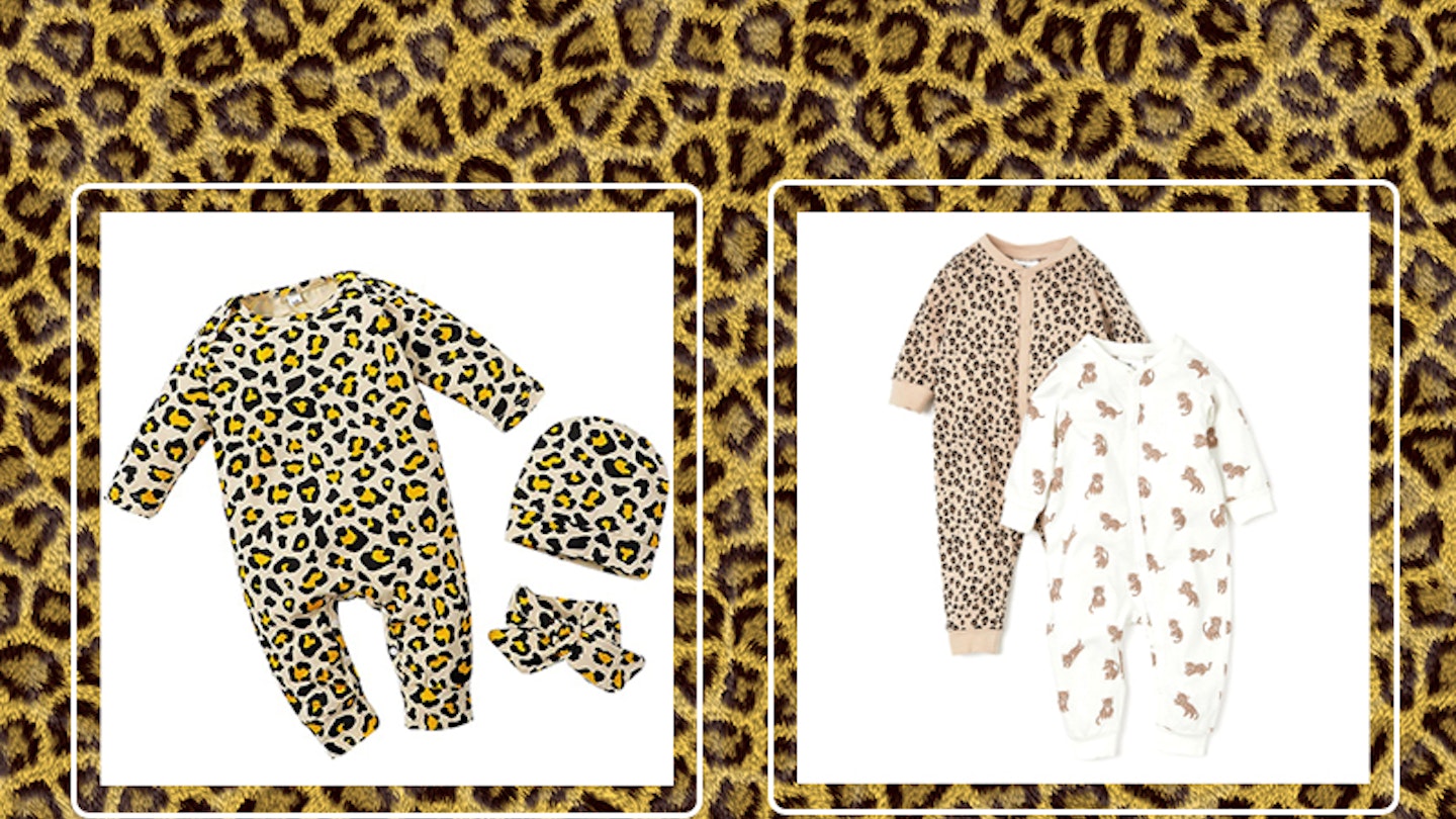 best leopard-print baby grows