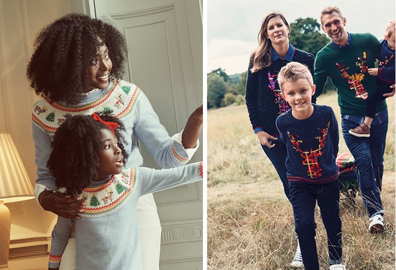 Kids matching outlet christmas jumpers