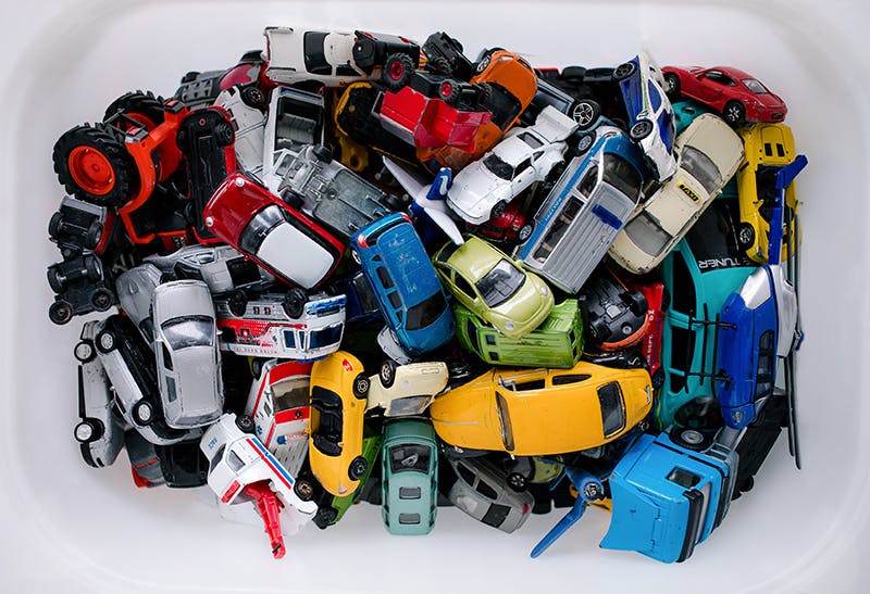 Storage box for on sale toy cars