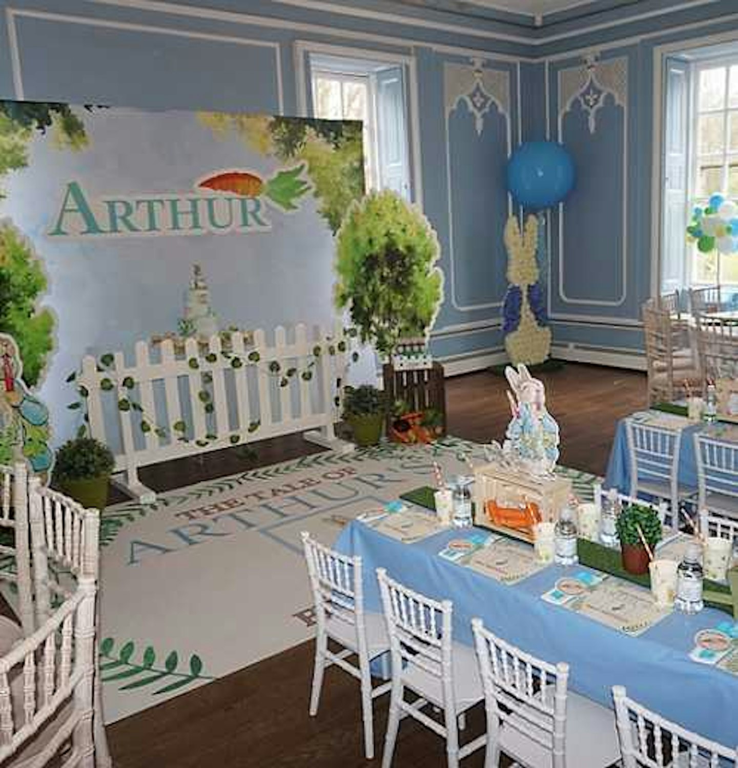 Billie Faiers' Peter Rabbit themed party