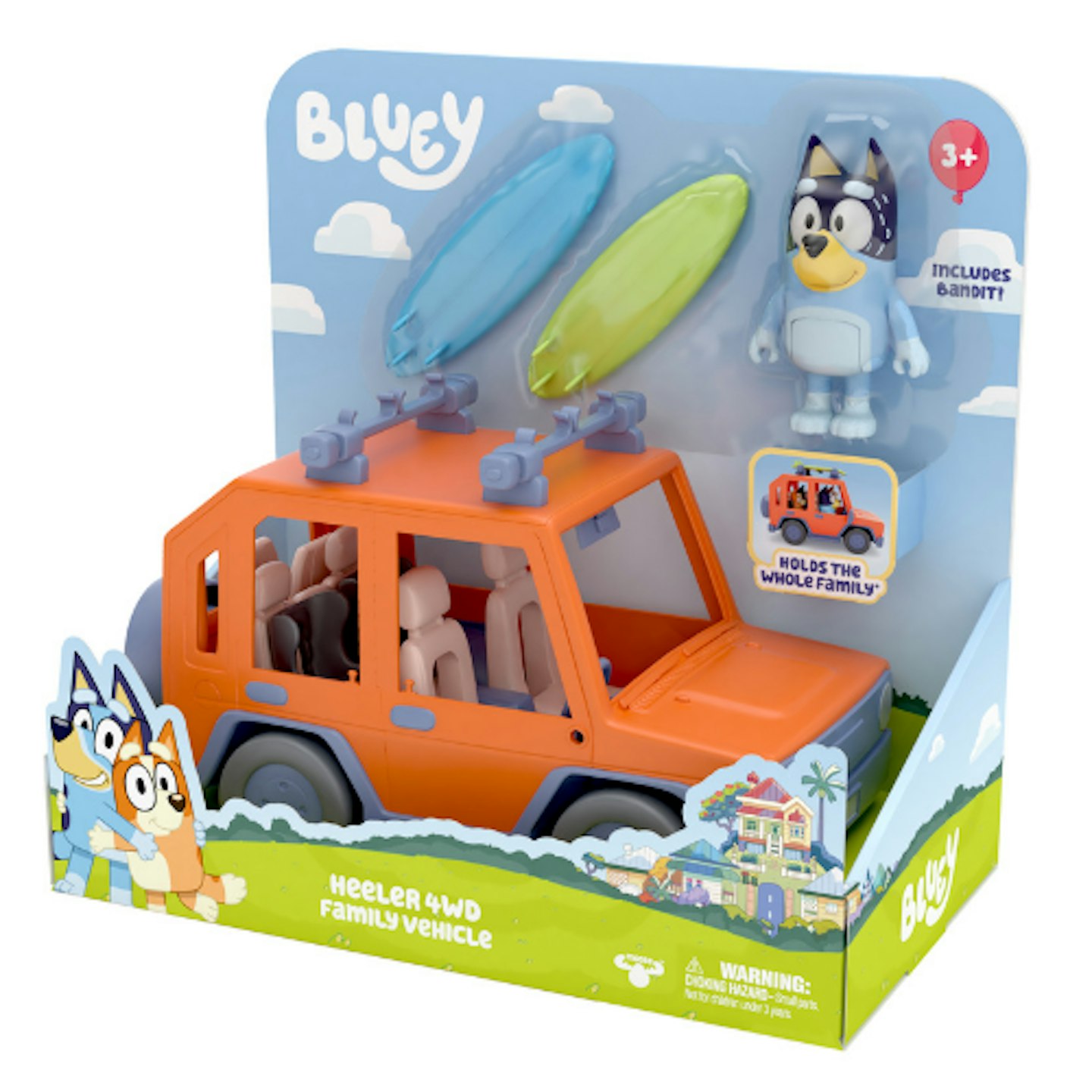 Best Bluey toys Bluey Heeler 4WD Family Vehicle with Bluey Figure