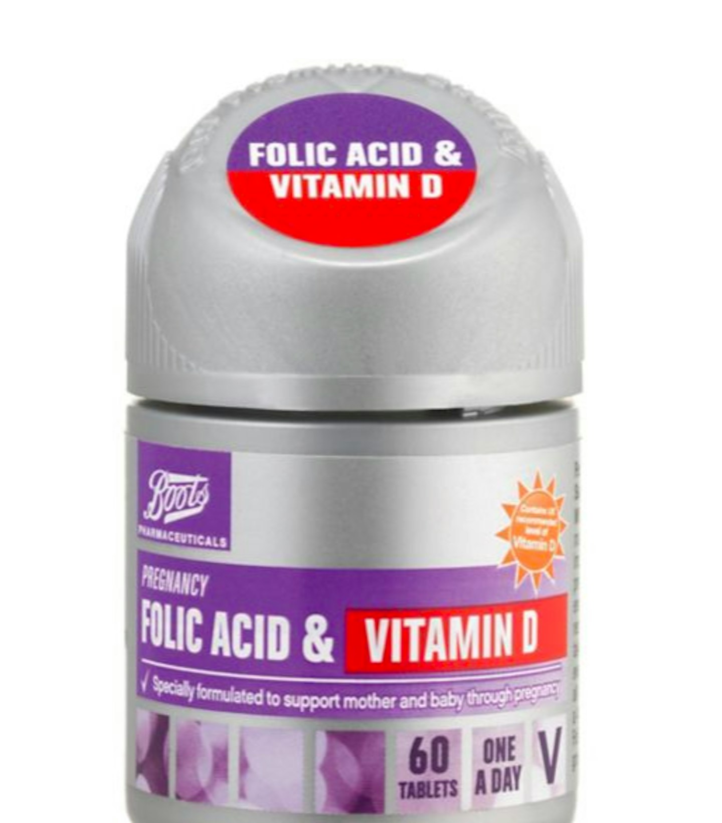 Boots Pregnancy Folic Acid u0026amp; Vitamin D supplement