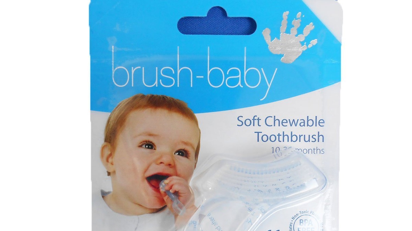Brush-Baby Chewable Teether & Toothbrush