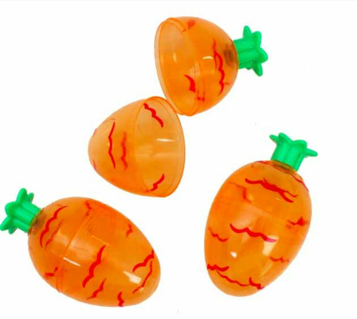 Reusable Fillable Easter Carrot Eggs 3 Pack