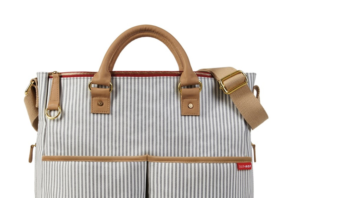 Skip Hop Duo Deluxe French Stripe Changing Bag