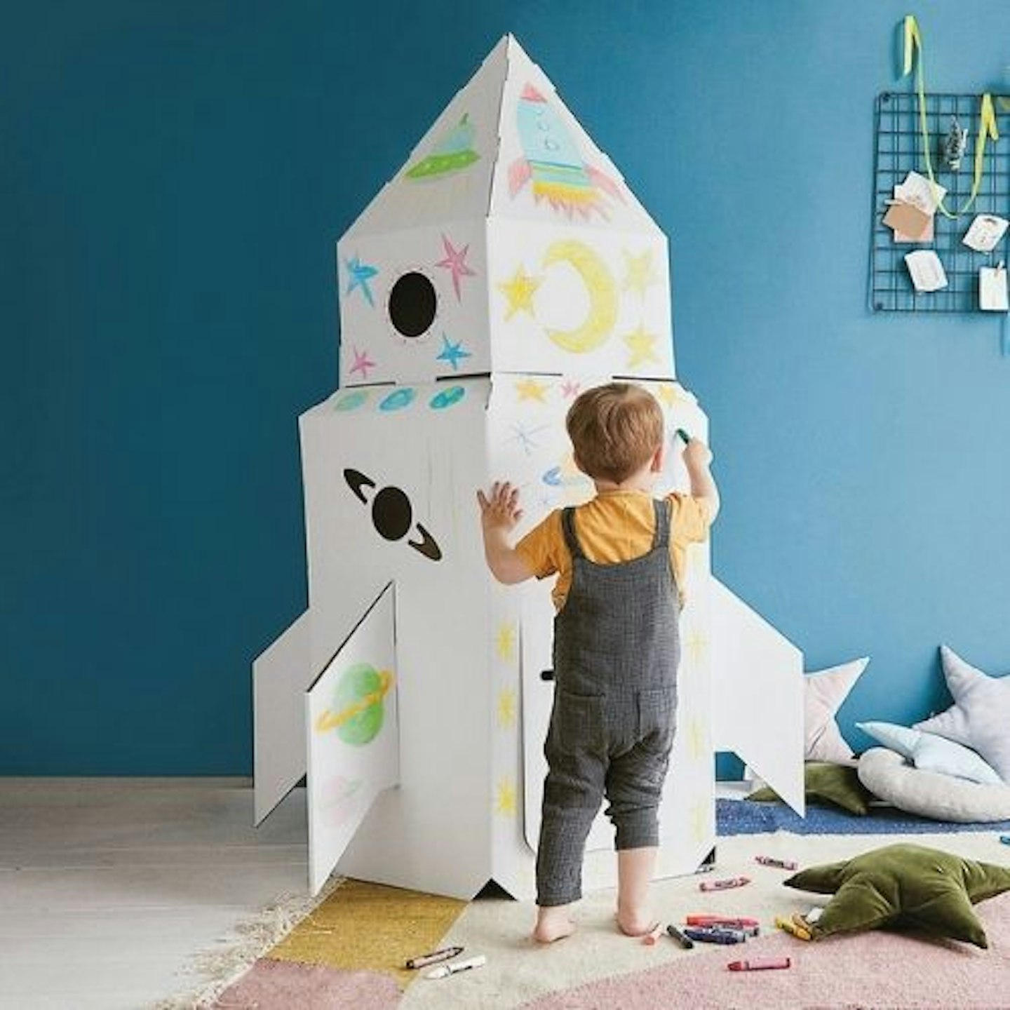 Childrenu0026#039;s Cardboard Eco Rocket