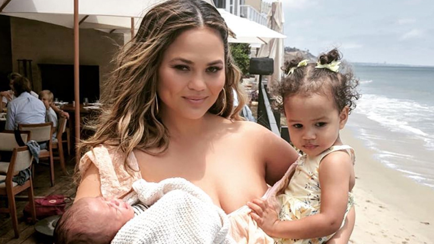 Chrissy Teigen slams breastfeed-shaming troll in the best way and it’s everything