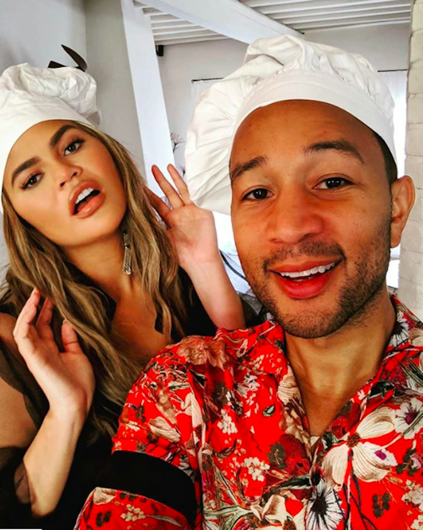 Chrissy Teigen and John Legend