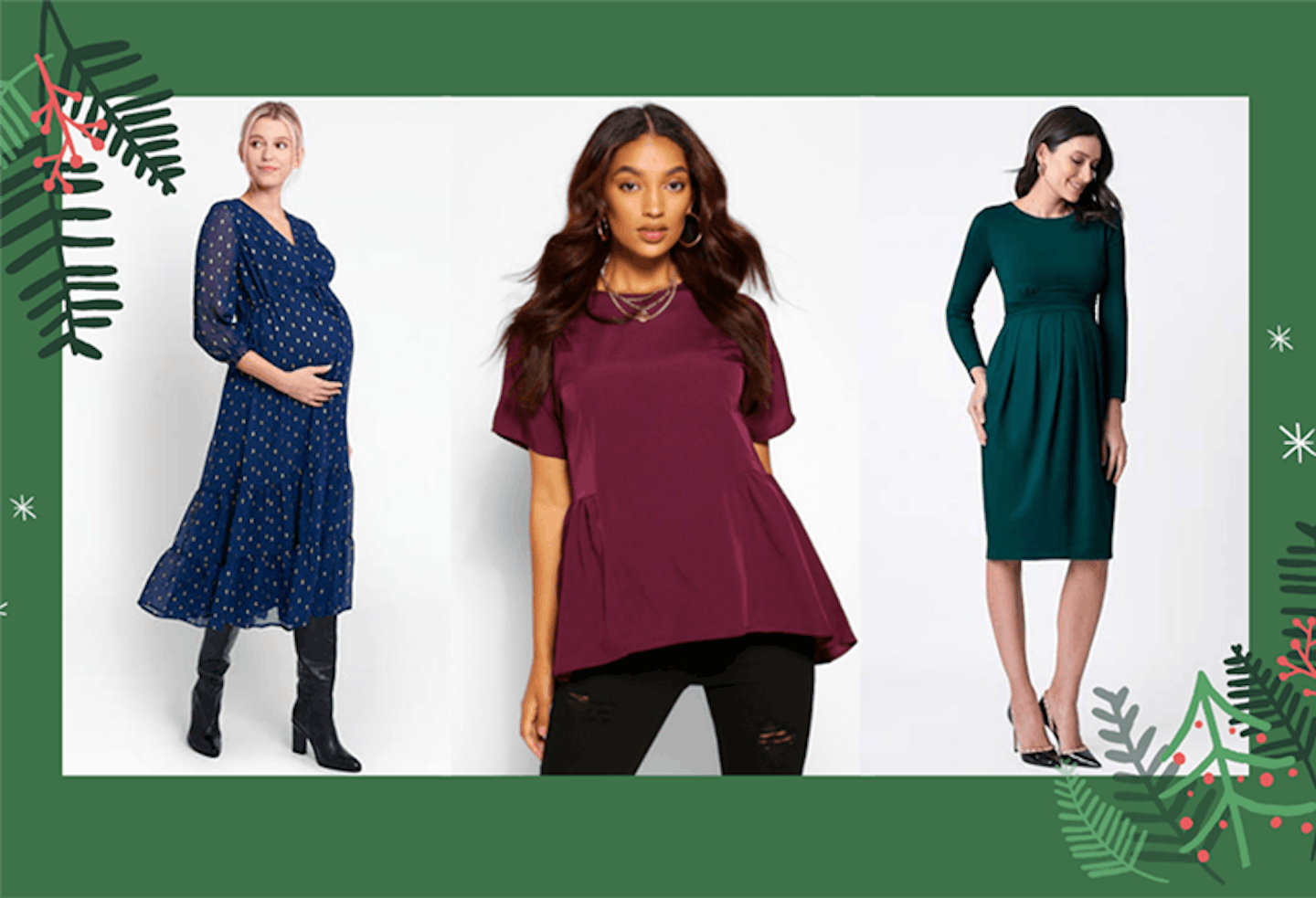 maternity christmas outfits