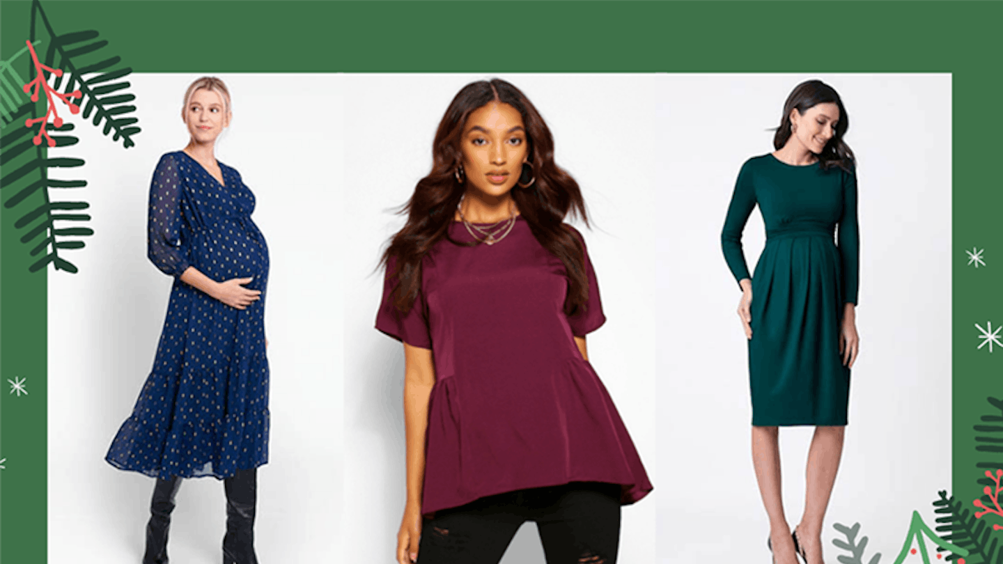Glam maternity Christmas outfits for any festive occasion