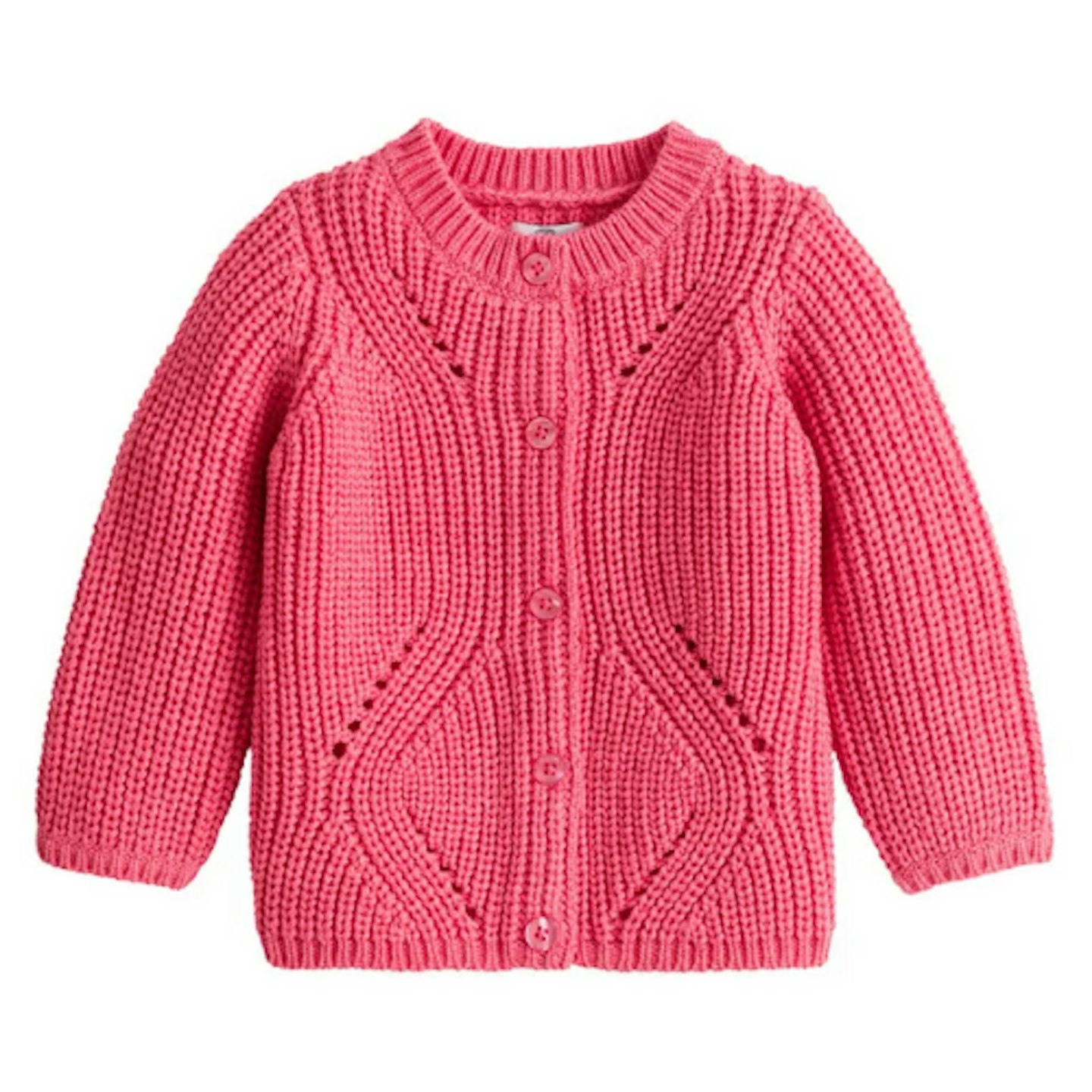 Chunky Knit Buttoned Cardigan 