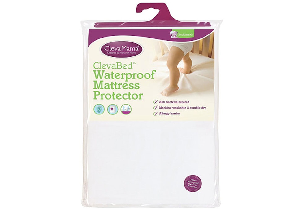 clevamama clevabed cotton top waterproof cot mattress protector