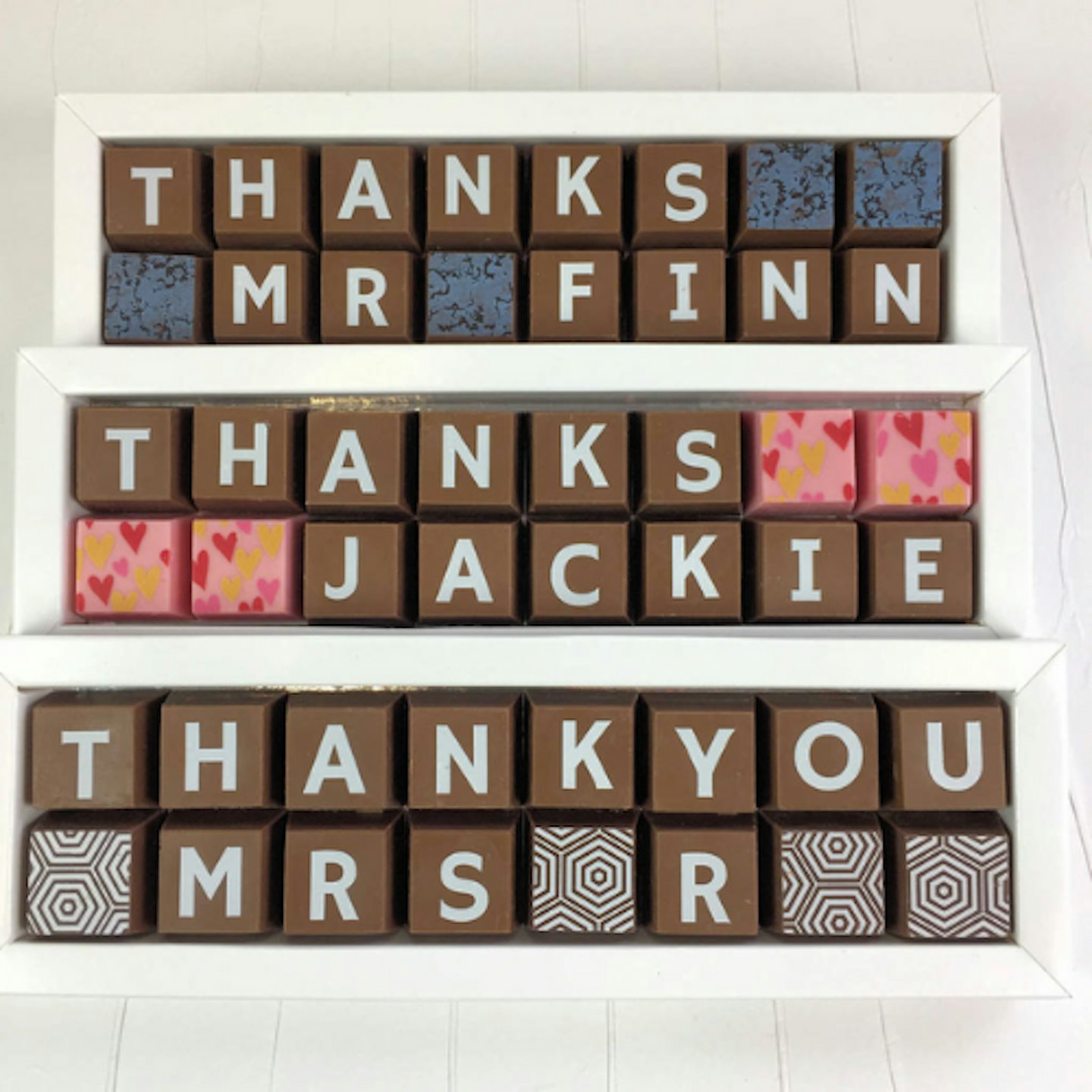 Cocoapod Chocolates Personalised Thank You Teacher Gift In Chocolate