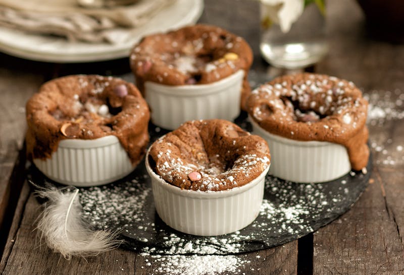 Melting creme egg chocolate puddings Family Life Mother & Baby