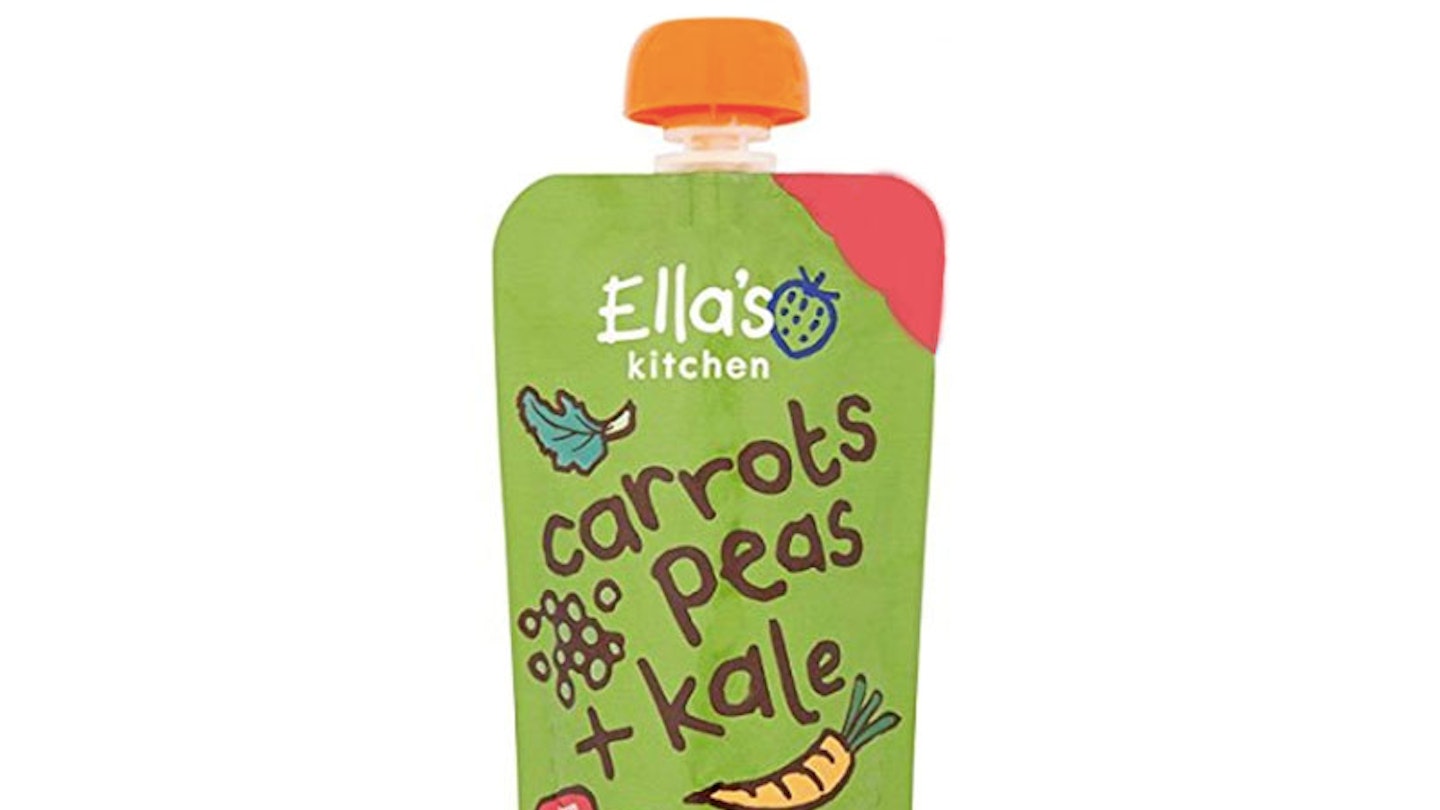 Ella’s Kitchen Carrots, Peas + Kale Love Veg Puree