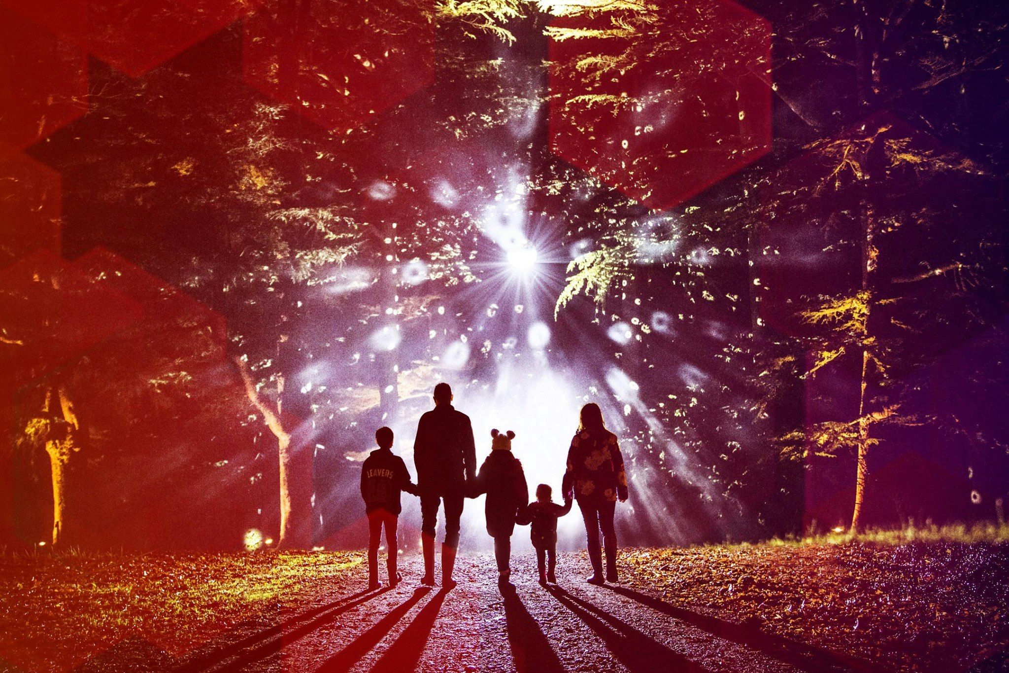 Family day out at Enchanted Christmas in Tetbury