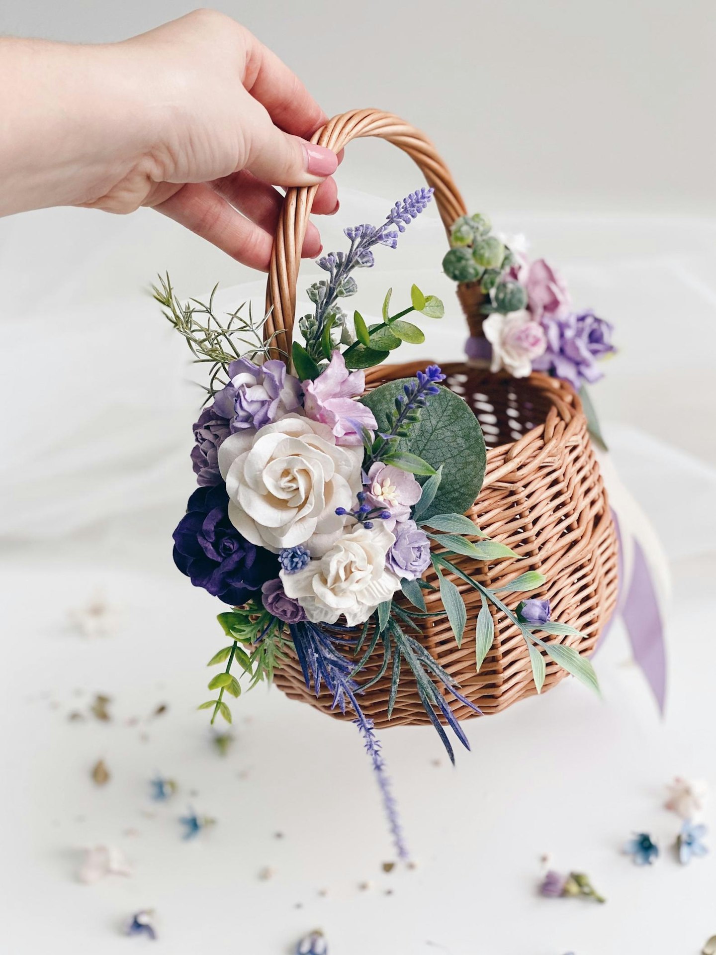 Rustic Flower Basket