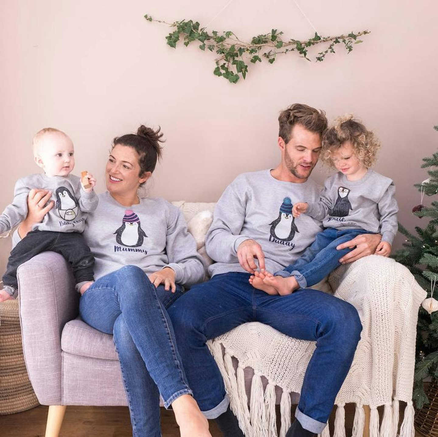 Penguin Family Jumper Set