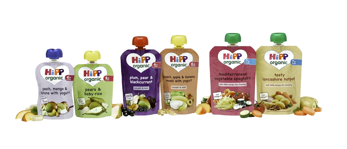 HiPP Organic stage 1 pouches