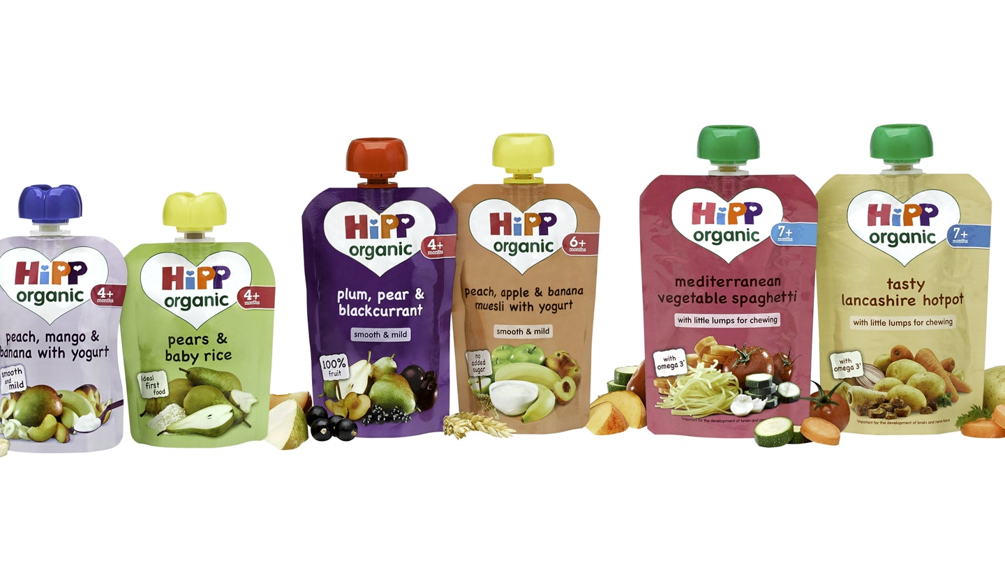HiPP Organic stage 1 pouches