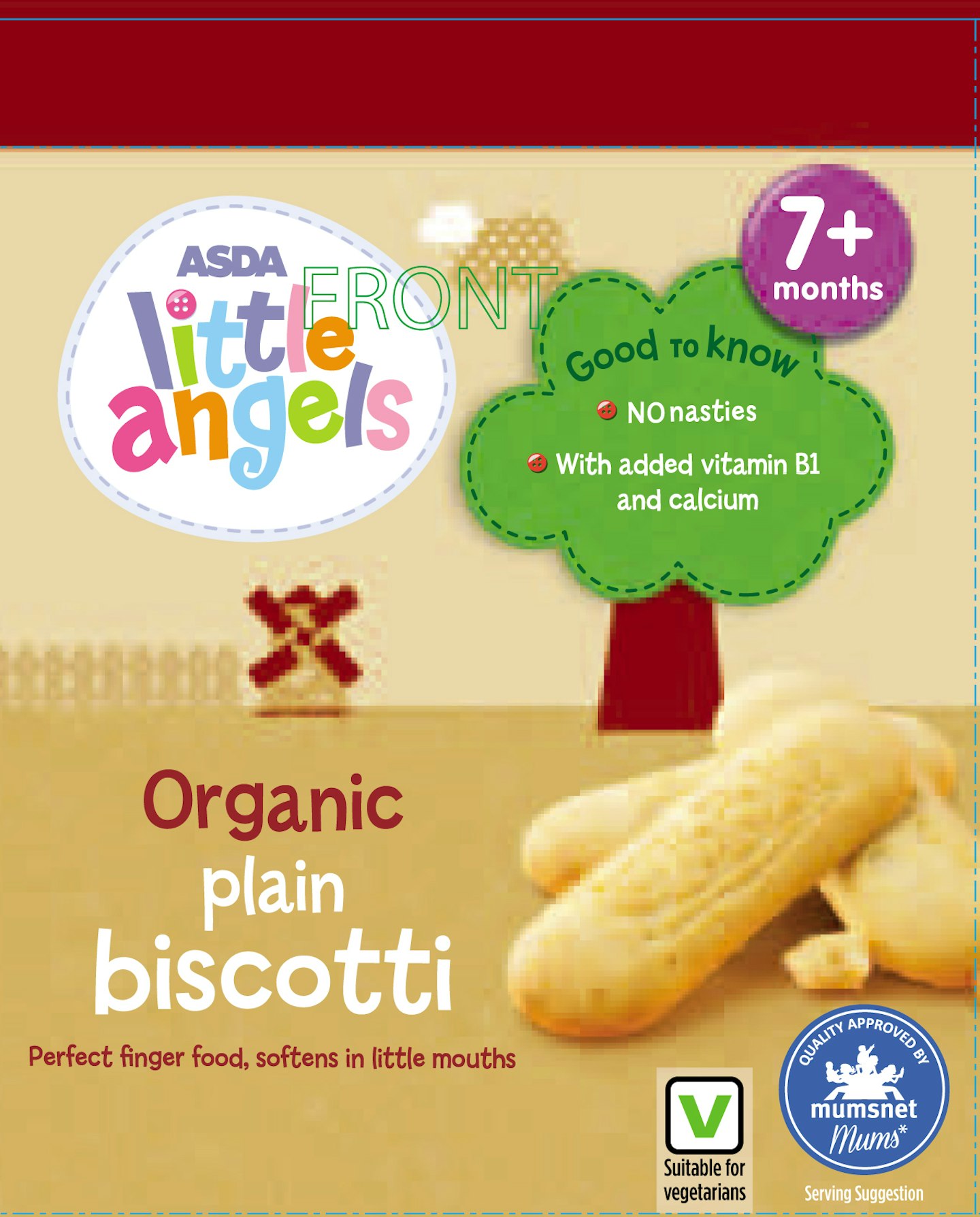 Little Angels Organic Plain Biscotti
