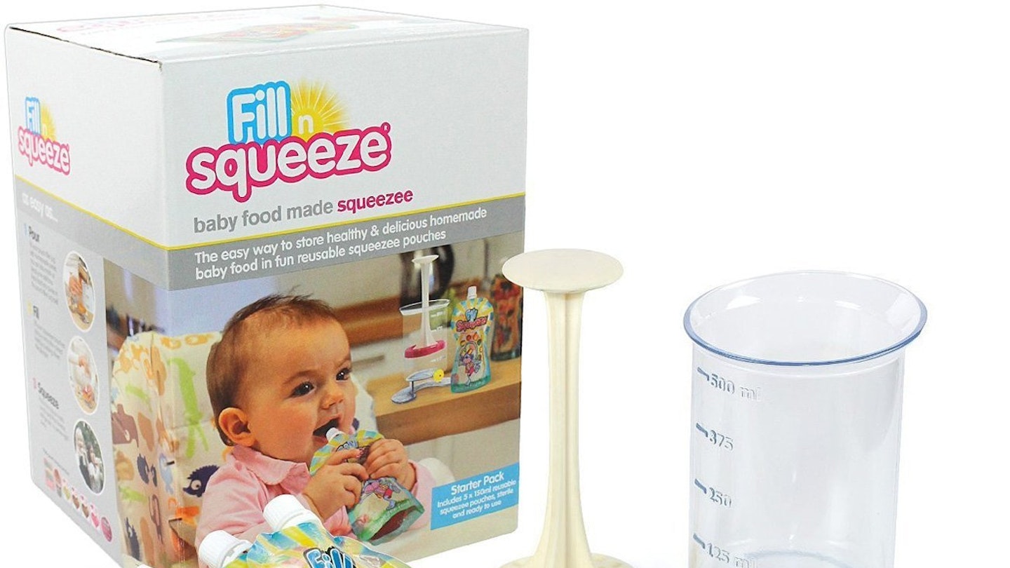 Fill n Squeeze Baby Food Pouch Filler