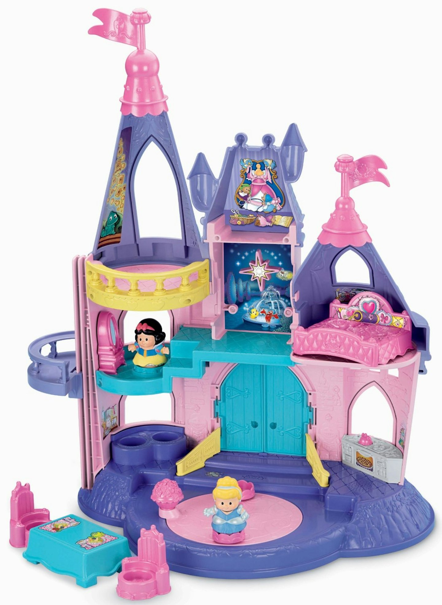 Fisher-Price Little People Disney Princess Castle Bundle