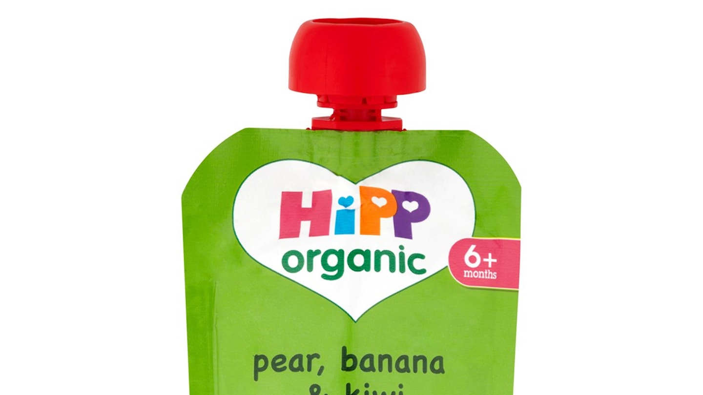 Hipp Organic Pear, Banana & Kiwi Pouch (100% fruit)